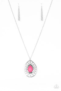 Summer Sunbeam - Pink - Necklace