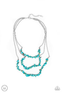 Eco Goddess - Blue - Necklace