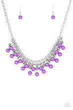 Load image into Gallery viewer, Friday Night Fringe - Purple - Necklace
