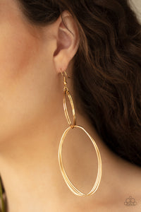 Getting Into Shape - Gold - Earrings