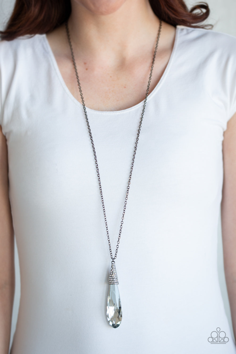 Jaw-Droppingly Jealous - Black - Necklace