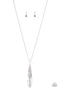 Jaw-Droppingly Jealous - White - Necklace
