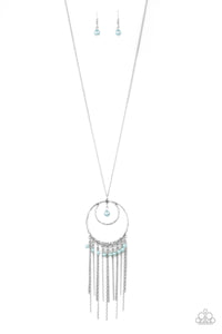 Out Of Bounds Shimmer - Blue - Necklace