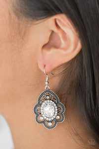 Reign Supreme - White - Earrings