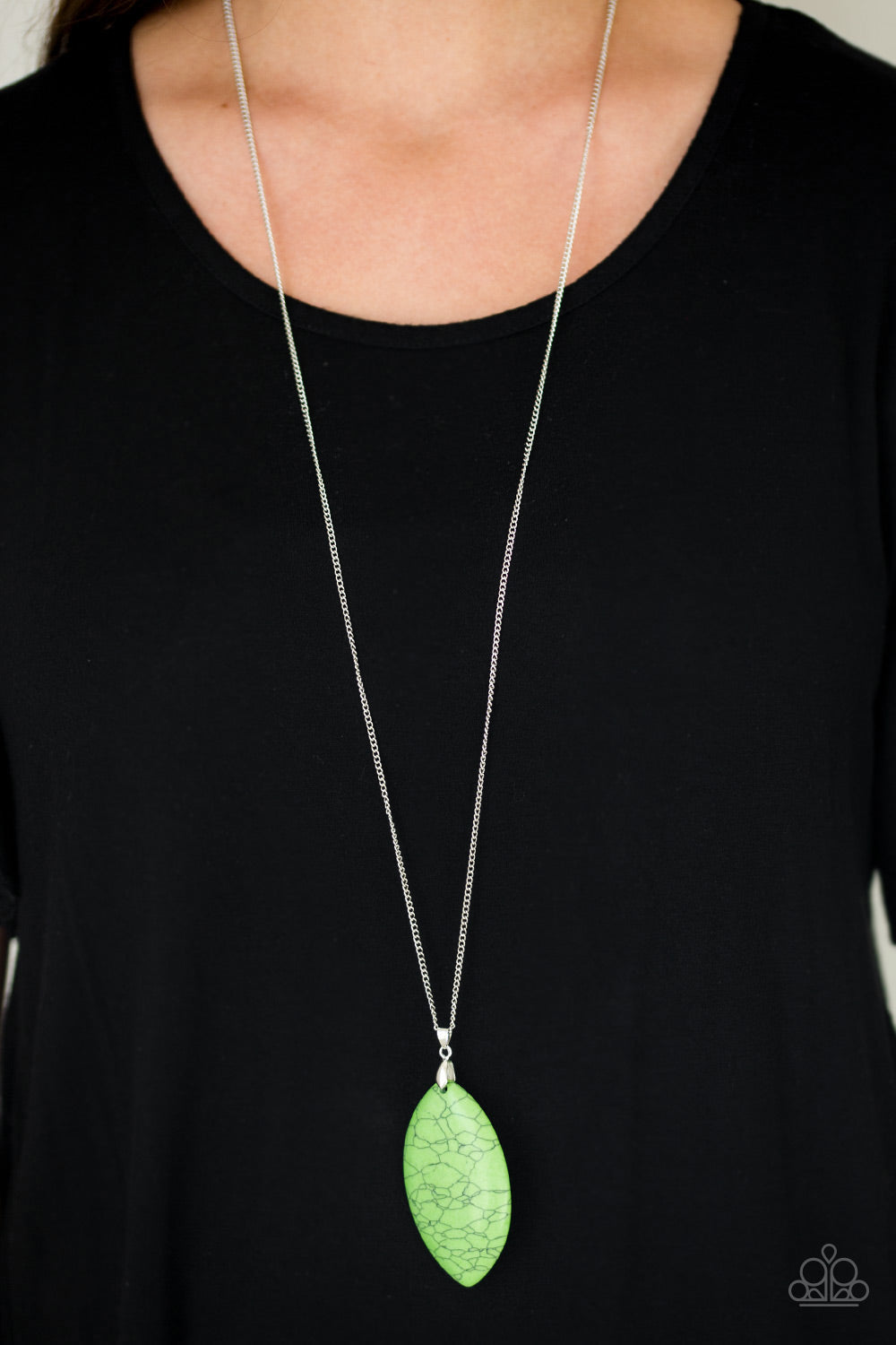Santa Fe Simplicity - Green - Necklace