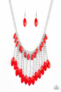 Venturous Vibes - Red - Necklace