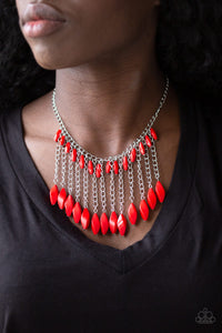 Venturous Vibes - Red - Necklace