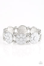 Load image into Gallery viewer, Dancing Dahlias - Silver - Bracelet
