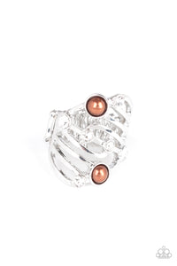 Dancing Diamonds - Brown Paparazzi Ring