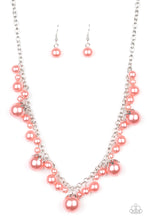 Load image into Gallery viewer, Uptown Pearls - Orange - Necklace
