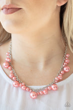 Load image into Gallery viewer, Uptown Pearls - Orange - Necklace
