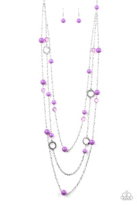 Brilliant Bliss - Purple - Necklace