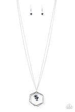 Load image into Gallery viewer, Chicly Geocentric - Blue - Necklace

