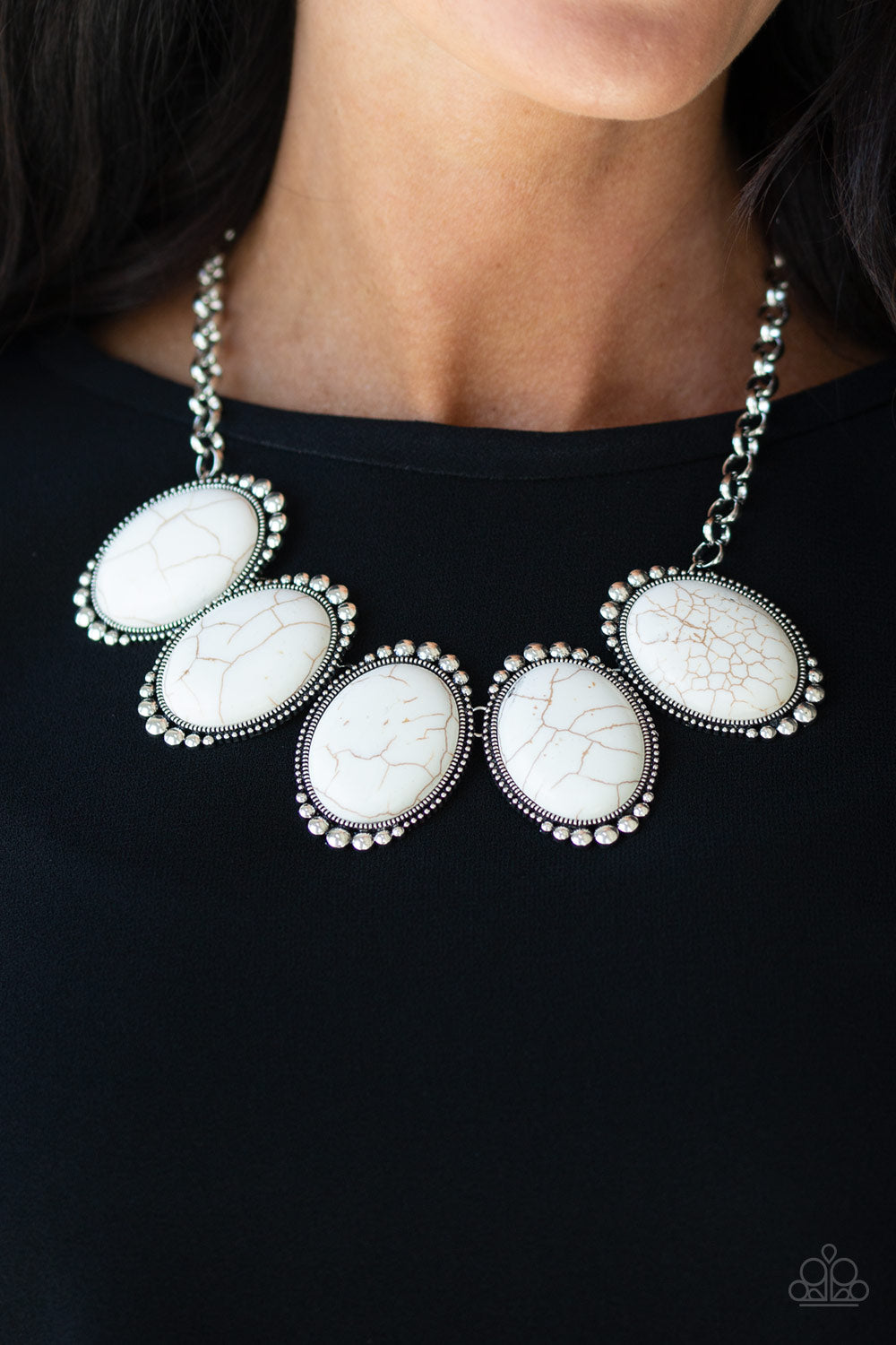 Prairie Goddess - White - Necklace