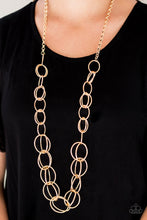 Load image into Gallery viewer, Elegantly Ensnared - Gold - Necklace
