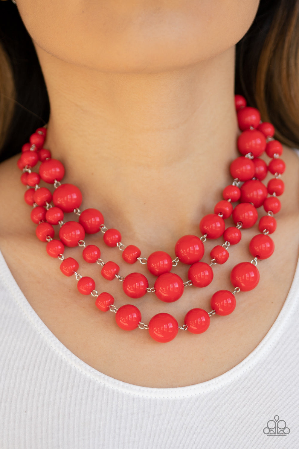 Everyone Scatter! - Red - Necklace