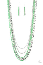 Load image into Gallery viewer, Industrial Vibrance - Green - Necklace
