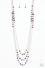 Load image into Gallery viewer, Seasonal Sensation - Purple - Necklace
