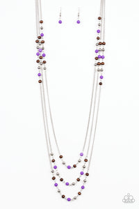 Seasonal Sensation - Purple - Necklace