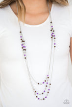 Load image into Gallery viewer, Seasonal Sensation - Purple - Necklace
