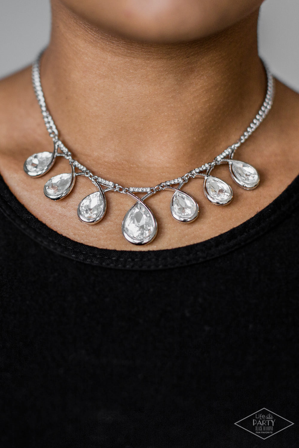 Love At FIERCE Sight - White - Necklace