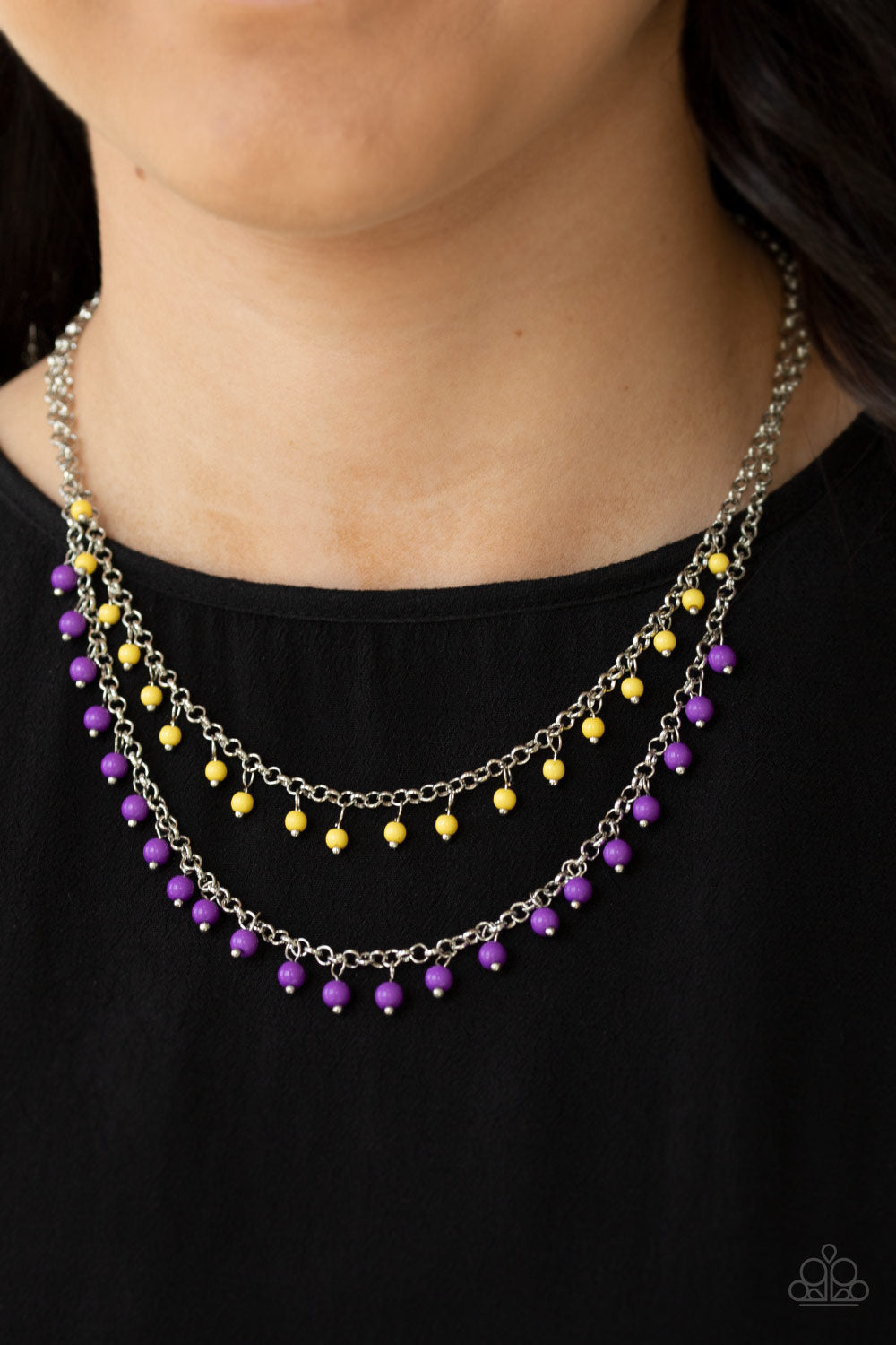 Dainty Distraction - Purple - Necklace