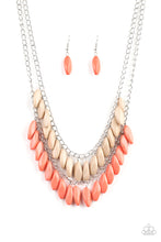 Load image into Gallery viewer, Beaded Boardwalk - Orange - Necklace
