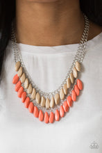 Load image into Gallery viewer, Beaded Boardwalk - Orange - Necklace
