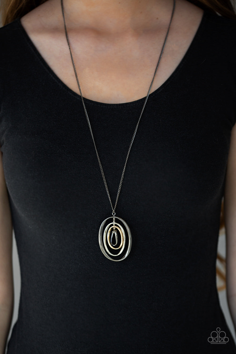 Classic Convergence - Black - Necklace