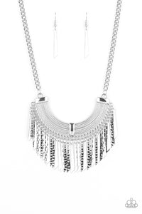 Impressively Incan - Silver - Necklace