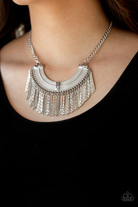 Impressively Incan - Silver - Necklace