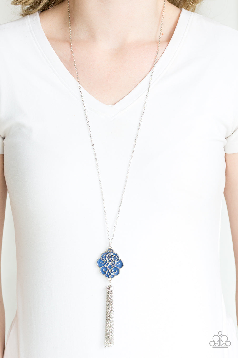 Malibu Mandala - Blue - Necklace