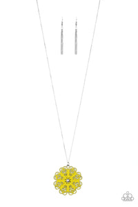 Spin Your PINWHEELS - Yellow - Necklace