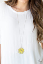 Load image into Gallery viewer, Spin Your PINWHEELS - Yellow - Necklace

