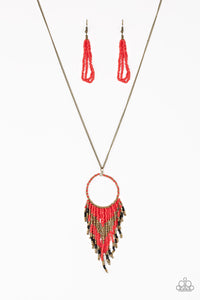 Badlands Beauty - Red - Necklace