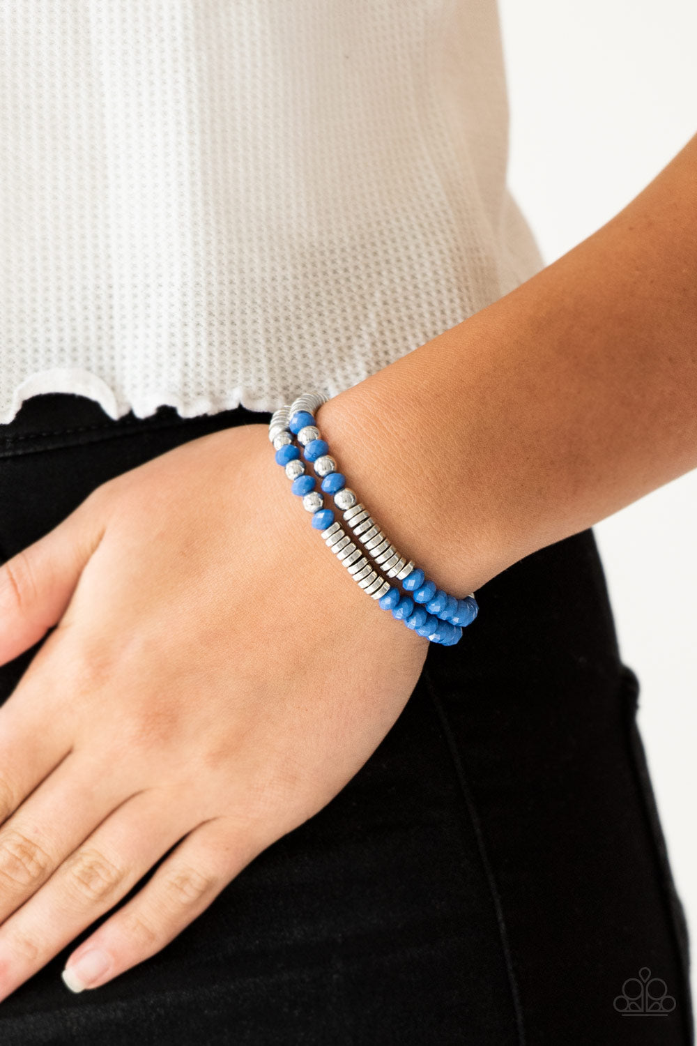 Downright Dressy - Blue - Bracelet