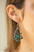 Load image into Gallery viewer, Gatsby Glimmer - Green - Earrings
