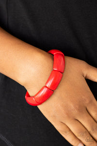 Peace Out - Red - Bracelet