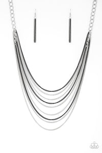 Rebel Rainbow - Black - Necklace