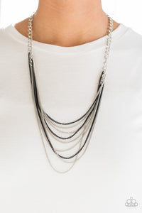 Rebel Rainbow - Black - Necklace