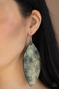 Serenely Smattered - Gold - Earrings