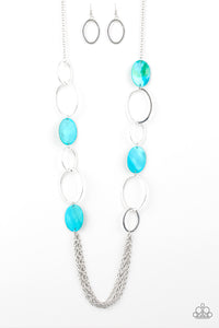 Kaleidoscope Coasts - Blue - Necklace