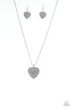 Load image into Gallery viewer, Look Into Your Heart - Silver Paparazzi Necklace
