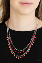 Load image into Gallery viewer, Dainty Distraction - Orange - Necklace
