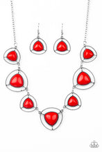 Load image into Gallery viewer, Make A Point - Red - Necklace
