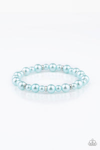 Powder and Pearls - Blue - Bracelet