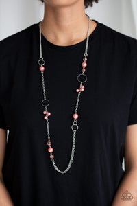 Pageant Princess - Orange - Necklace