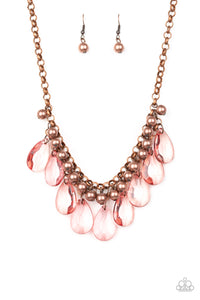 Fashionista Flair - Copper - Necklace