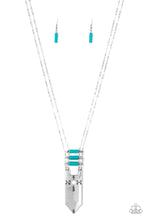 Load image into Gallery viewer, Triassic Era - Blue - Necklace
