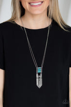 Load image into Gallery viewer, Triassic Era - Blue - Necklace
